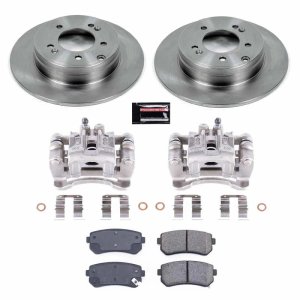 Hyundai Tucson Brake Kit - Rear - PowerStop - Autospecialty Rotors + Z16 Ceramic Pads + Non-Coated Calipers - 2015