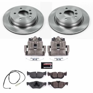 BMW X1 Brake Kit - Rear - PowerStop - Autospecialty Rotors + Evolution Ceramic Pads + Non-Coated Calipers - `13-`15