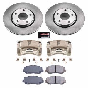 Mazda CX-5 Brake Kit - Front - PowerStop - Autospecialty Rotors + Evolution Ceramic Pads + Non-Coated Calipers - `16-`18