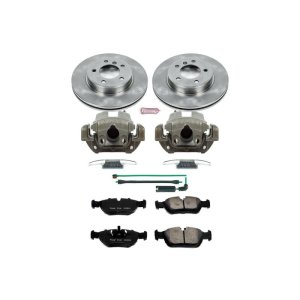 BMW 3 Series Brake Kit - Front - PowerStop - OE Autospecialty Rotors + Evolution Ceramic Pads + Non-coated Calipers - `01-`05
