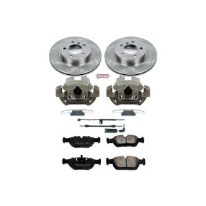 BMW 323i Brake Kit - Front - PowerStop - Autospecialty Rotors + Z16 Ceramic Pads + Non-Coated Calipers - 2000