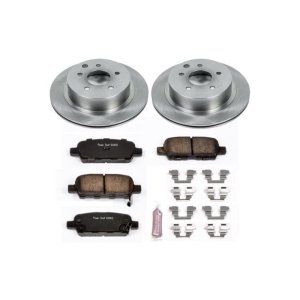 Infiniti G35 Brake Kit - Rear - PowerStop - Autospecialty Rotors + Z17 Evolution Plus Ceramic Pads - `03-`05