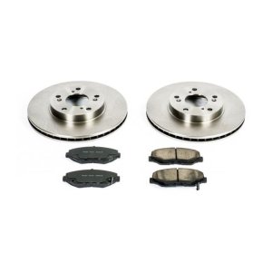 Acura ILX Brake Kit - Front - PowerStop - OE Stock Replacement Rotors + Z17 Evolution Plus Ceramic Pads - `14-`15