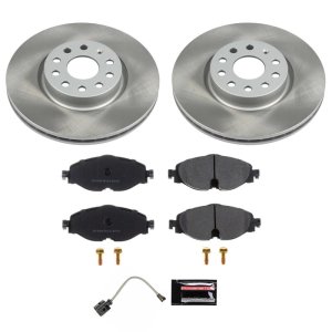Lexus ES300 Brake Kit - Front + Rear - PowerStop - Autospecialty Rotors + Z17 Evolution Plus Ceramic Pads - `00-`01