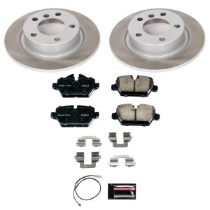 Toyota Avalon Brake Kit - Front + Rear - PowerStop - Z17 Stock Replacement + Autospecialty Rotors - `00-`04