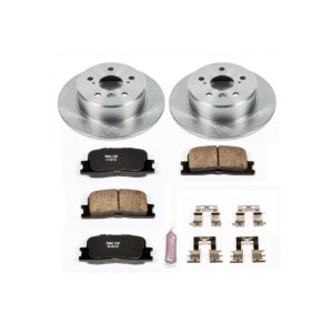 Toyota Highlander Brake Kit - Rear - PowerStop - Z17 Stock Replacement Rotors + Z17 Evolution Plus Ceramic Pads - `01-`03