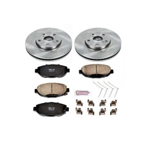 Lexus SC300 Brake Kit - Front - PowerStop - Z17 Evolution Plus Ceramic Pads + Autospecialty Rotors - `99-`00
