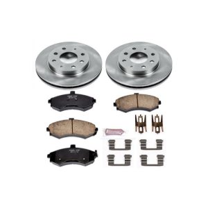 Hyundai Elantra Brake Kit - Front - PowerStop - Autospecialty Rotors + Z17 Evolution Plus Ceramic Pads - `02-`05