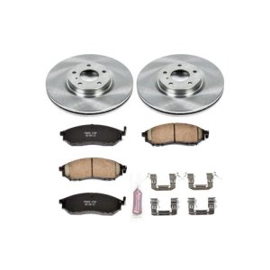 INFINITI M37 Brake Kit - Front - PowerStop - Autospecialty Rotors + Z17 Evolution Plus Ceramic Pads - `11-`13