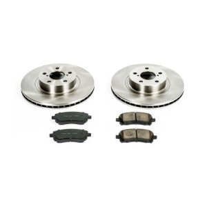 Subaru Legacy Brake Kit - Front - PowerStop - Autospecialty Rotors + Z17 Evolution Plus Ceramic Pads - `97-`02