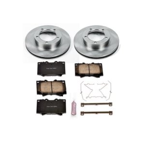 Lexus LX470 Brake Kit - Front - PowerStop - Z17 Evolution Plus Ceramic Pads + Autospecialty Brake Rotors - `98-`07