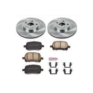 Lexus RX300 Brake Kit - Front - PowerStop - Autospecialty Rotors + Z17 Evolution Plus Ceramic Pads - `99-`01