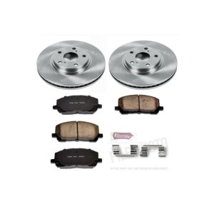 Toyota Highlander Brake Kit - Front - PowerStop - Autospecialty Rotors + Z17 Evolution Plus Ceramic Pads - `01-`07