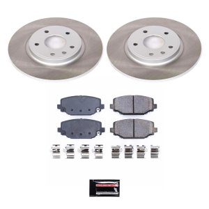 Toyota Highlander Brake Kit - Front + Rear - PowerStop - Z17 Evolution Plus Ceramic Pads + Autospecialty Rotors - `01-`03
