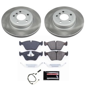 Toyota Camry Brake Kit - Front + Rear - PowerStop - Autospecialty Rotors + Z17 Evolution Plus Ceramic Pads - `02-`04