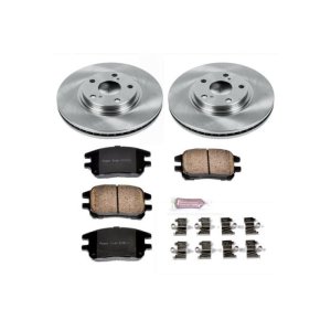Lexus RX300 Brake Kit - Front - PowerStop - OE Style Rotors + Z17 Evolution Plus Ceramic Pads - `02-`03
