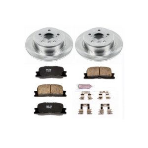 Toyota Highlander Brake Kit - Rear - PowerStop - Z17 Evolution Plus Ceramic Pads + Autospecialty Rotors - `01-`03