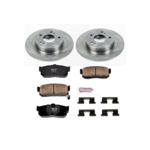 Infiniti I30 Brake Kit - Rear - PowerStop - Z17 Evolution Plus Rotors + Ceramic Pads - `96-`01