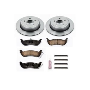 Ford Crown Victoria Brake Kit - Rear - PowerStop - Autospecialty Rotors + Z17 Evolution Plus Ceramic Pads - `03-`11