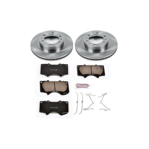 Toyota FJ Cruiser Brake Kit - Front - PowerStop - Autospecialty Rotors + Z17 Evolution Plus Ceramic Pads - `07-`14