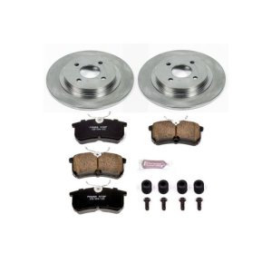 Ford Focus Brake Kit - Rear - PowerStop - Z17 Stock Replacement + Autospecialty Rotors - `02-`04