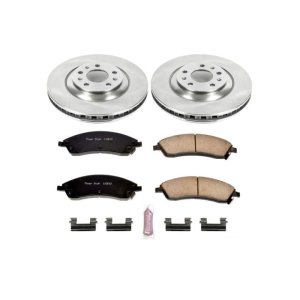 Cadillac CTS Brake Kit - Front - PowerStop - Autospecialty Rotors + Z17 Evolution Plus Ceramic Pads - `06-`07