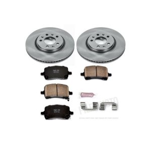 Pontiac Solstice Brake Kit - Front - PowerStop - Z17 Evolution Plus Ceramic Pads + Autospecialty Rotors - `06-`09