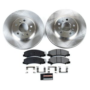 Buick Lucerne Brake Kit - Front - PowerStop - Autospecialty Rotors + Z17 Evolution Plus Ceramic Pads - `06-`11