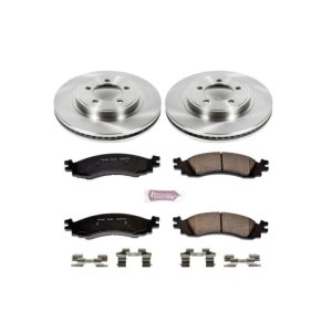 Ford Explorer Brake Kit - Front - PowerStop - Autospecialty Rotors + Z17 Evolution Plus Ceramic Pads - `06-`10