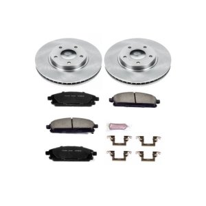 Nissan Quest Brake Kit - Front - PowerStop - Z17 Evolution Plus Ceramics Pads + Autospecialty Rotors - `04-`09