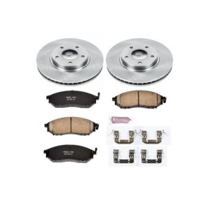 Infiniti M45 Brake Kit - Front - PowerStop - Autospecialty Rotors + Z17 Ceramic Pads - `03-`04
