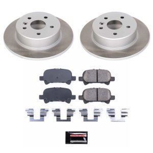 Toyota Matrix Brake Kit - Front + Rear - PowerStop - Z17 Pads + Evolution Premium Coated Drums + Autospecialty Rotors - `03-`08