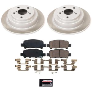 Pontiac Sunfire Brake Kit - Front + Rear - PowerStop - Autospecialty Rotors + Z17 Pads + Evolution Premium Drums - `03-`05