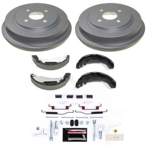 Chevrolet Cobalt Brake Kit - Rear - PowerStop - Premium Coated Drums + Brake Shoes - `09-`10