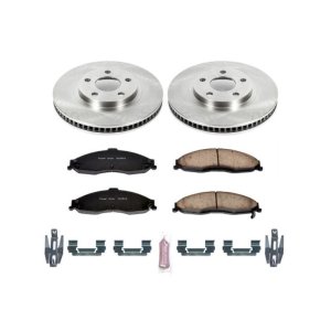 Chevrolet Camaro Brake Kit - Front - PowerStop - Autospecialty Rotors + Z17 Evolution Plus Ceramic Pads - `98-`02