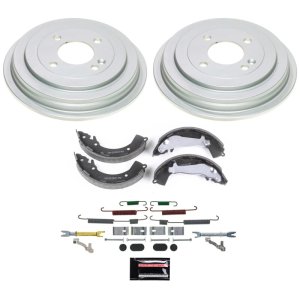 Hyundai Accent Drum Brake Kit - Rear - PowerStop - Evolution Premium Coated - `13-`17