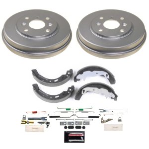 Toyota Yaris Brake Drum Kit - Rear - PowerStop - Stock Replacement Drum + Shoe Kit - `19-`20
