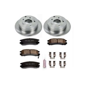Mitsubishi Galant Brake Kit - Rear - PowerStop - Autospecialty Rotors + Z17 Evolution Plus Ceramic Pads - `04-`12