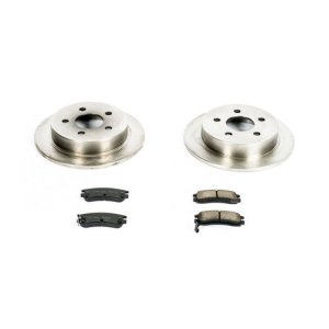 Buick Century Brake Kit - Rear - PowerStop - Z17 Stock Replacement Rotors + Z17 Evolution Plus Ceramic Pads - `04-`05