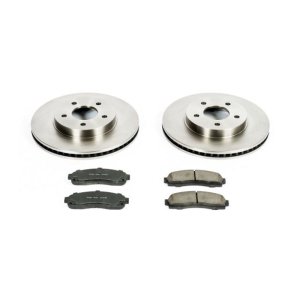 Chevrolet Equinox Brake Kit - Front - PowerStop - OE Stock Replacement - Z17 Evolution Plus Ceramic Pads + Autospecialty Rotors - `05-`06