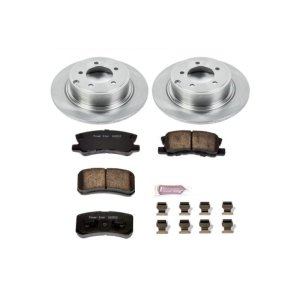 Chrysler Sebring Brake Kit - Rear - PowerStop - Autospecialty Rotors + Z17 Evolution Plus Ceramic Pads - `07-`10
