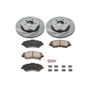 Dodge Nitro Brake Kit - Front - PowerStop - Z17 Stock Replacement Rotors + Z17 Evolution Plus Ceramic Pads - `07-`11