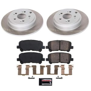 Chrysler Sebring Brake Kit - Front + Rear - PowerStop - Autospecialty Rotors + Z17 Evolution Plus Ceramic Pads - `01-`06