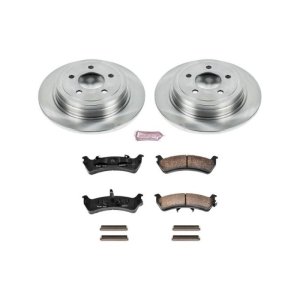 Ford Explorer Sport Brake Kit - Rear - PowerStop - Z17 Evolution Plus Ceramic Pads + Autospecialty Brake Rotors - 2003