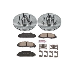 Ford F-150 Brake Kit - Front - PowerStop - OE Style Rotors + Z17 Evolution Plus Ceramic Pads - `97-`00 Ford F-150 Brake Kit - Front - PowerStop - OE Style Rotors + Z17 Evolution Plus Ceramic Pads - `97-`00