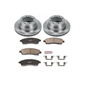 Ford F-350 Super Duty Brake Kit - Rear - PowerStop - OE Stock Replacement Rotors + Z17 Evolution Plus Ceramic Pads - `99-`04