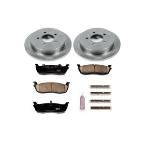 Ford Expedition Brake Kit - Rear - PowerStop - Autospecialty Rotors + Z17 Evolution Plus Pads - `00-`02