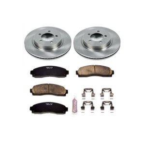 Ford Explorer Brake Kit - Front - PowerStop - Z17 Evolution Plus Rotors + Z17 Ceramic Pads - `02-`05