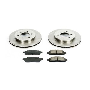 Ford F-150 Brake Kit - Front - PowerStop - Z17 Evolution Plus Pads + Autospecialty Rotors - `04-`08