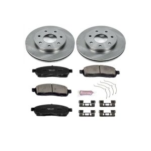 Ford F-150 Brake Kit - Front - PowerStop - Z17 Evolution Plus Ceramic Pads + Autospecialty Rotors - `04-`08